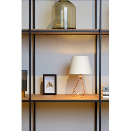 Lucide 47500/81/17 - Asztali lámpa GITTA 1xE14/40W/230V fehér