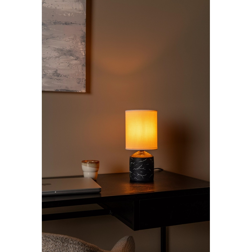 Lucide 47550/81/30 - Asztali lámpa FRAN 1xE14/40W/230V fekete