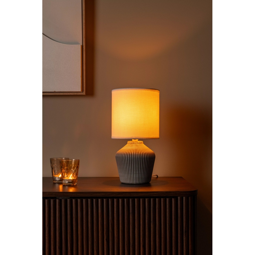 Lucide 47551/81/41 - Asztali lámpa FILIZ 1xE14/40W/230V barna