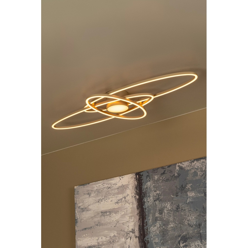 Lucide 53117/58/41 - LED dimmelhető mennyezeti lámpatest GALACTICA LED/60W/230V 2700K 41x101 cm + távirányító