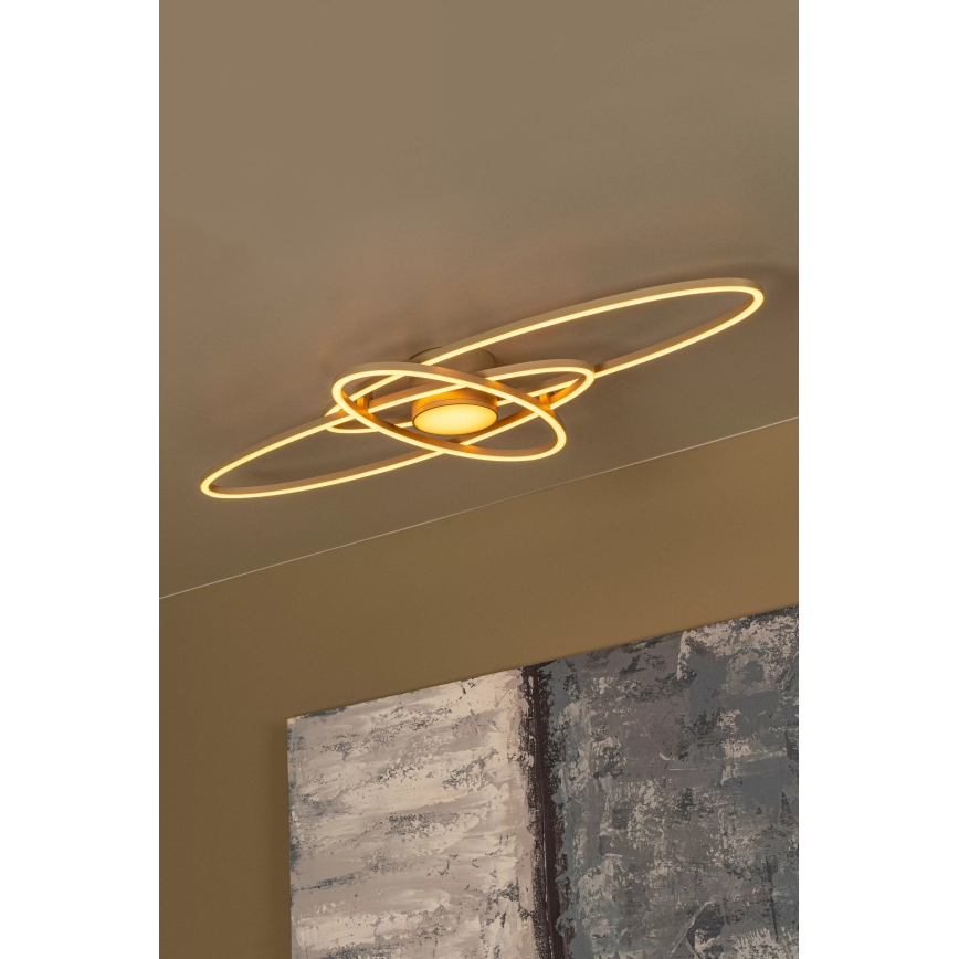 Lucide 53117/58/41 - LED dimmelhető mennyezeti lámpatest GALACTICA LED/60W/230V 2700K 41x101 cm + távirányító