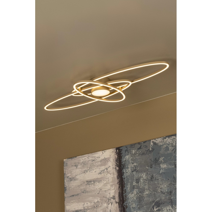 Lucide 53117/58/41 - LED dimmelhető mennyezeti lámpatest GALACTICA LED/60W/230V 2700K 41x101 cm + távirányító