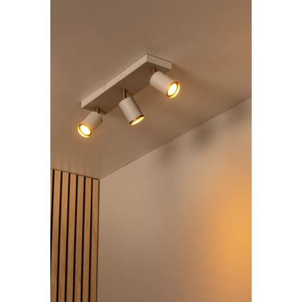 Lucide 53914/03/41 - REGINA spotlámpa 3xGU10/50W/230V bézs