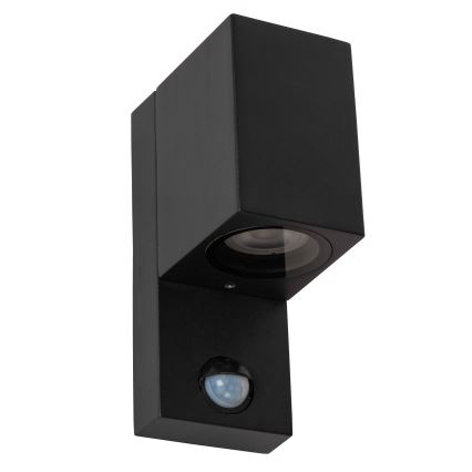 Lucide 69802/01/30 - Kültéri érzékelős lámpa ZARO 1xGU10/7W/230V IP65 fekete