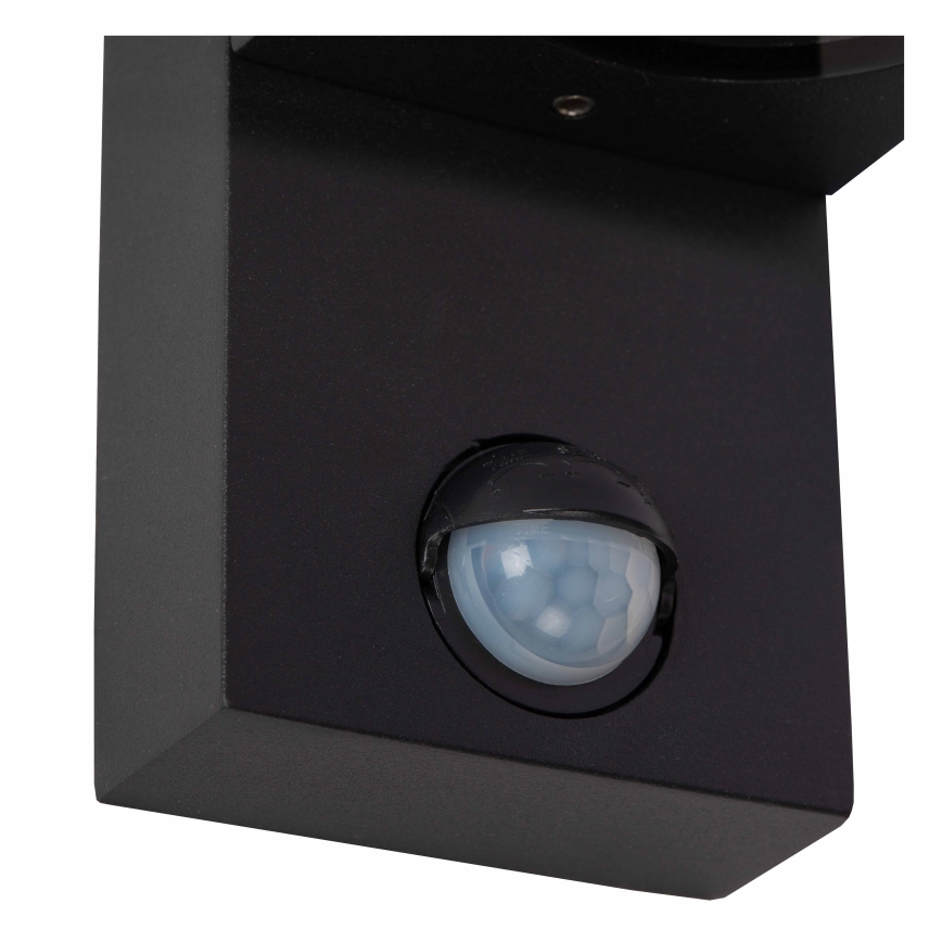 Lucide 69802/01/30 - Kültéri érzékelős lámpa ZARO 1xGU10/7W/230V IP65 fekete