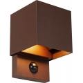 Lucide 69810/07/97 - LED kültéri fali lámpa mozgásérzékelővel TADZIO LED/7W/230V IP65