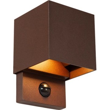 Lucide 69810/07/97 - LED kültéri fali lámpa mozgásérzékelővel TADZIO LED/7W/230V IP65
