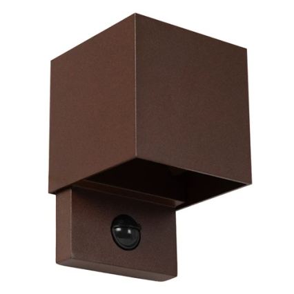 Lucide 69810/07/97 - LED kültéri fali lámpa mozgásérzékelővel TADZIO LED/7W/230V IP65