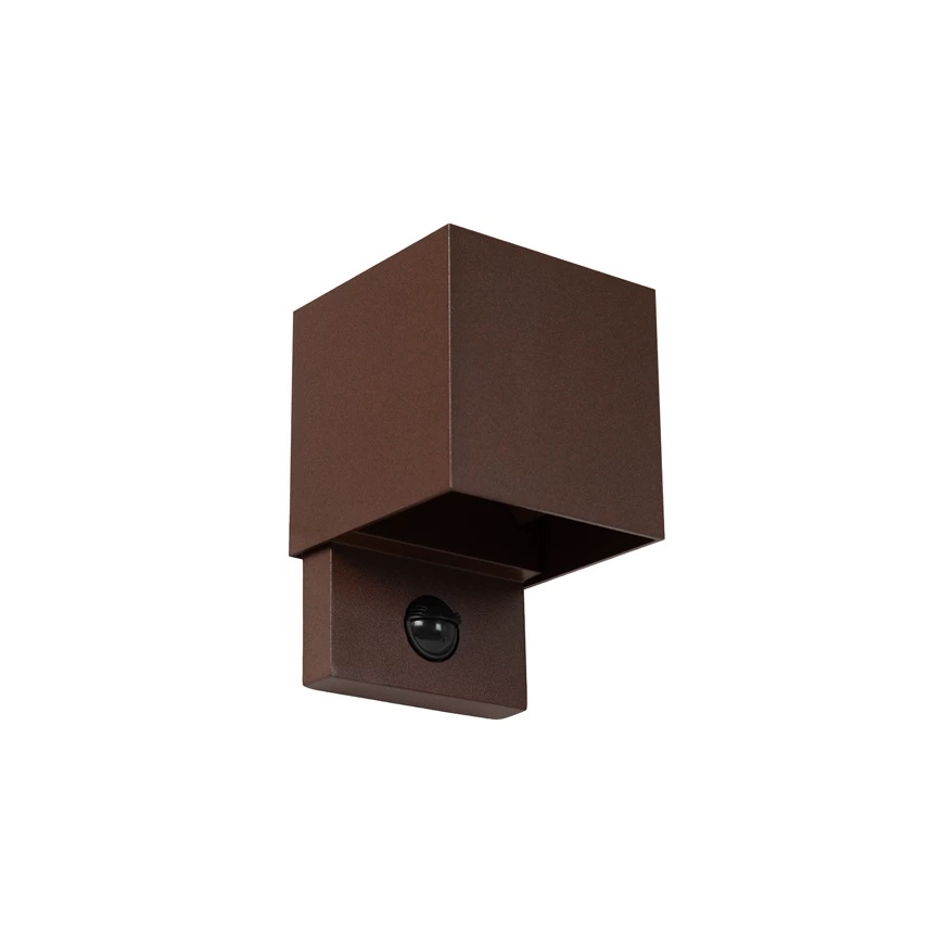 Lucide 69810/07/97 - LED kültéri fali lámpa mozgásérzékelővel TADZIO LED/7W/230V IP65