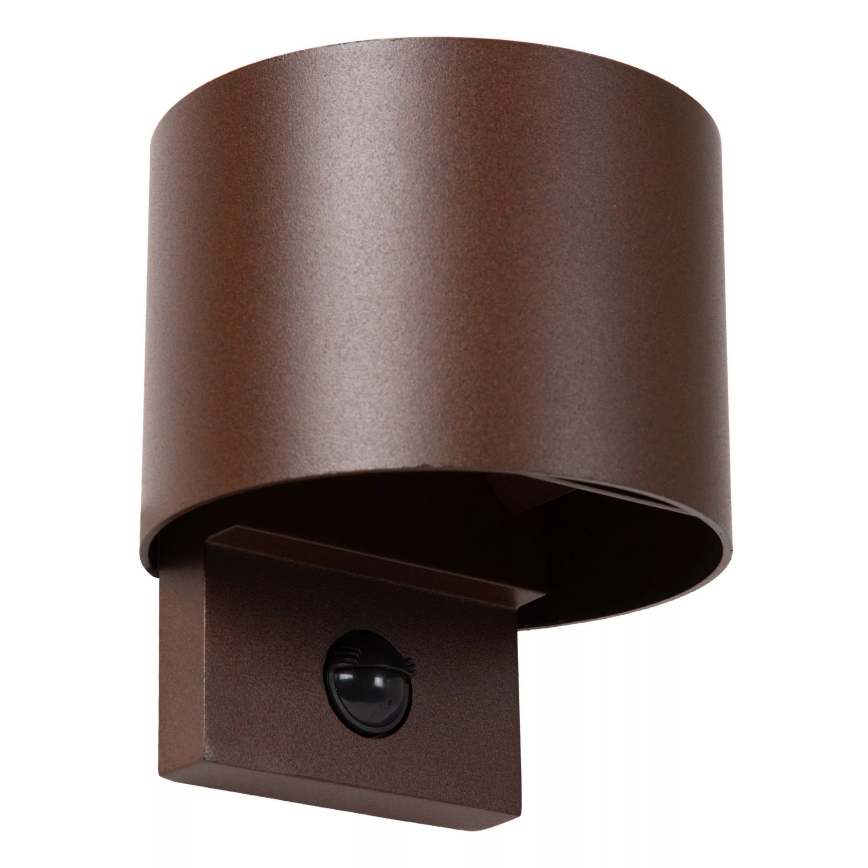 Lucide 69811/07/97 - LED kültéri fali világítótest mozgásérzékelővel TADZIO LED/7W/230V IP65