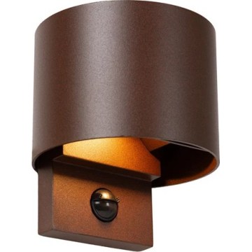 Lucide 69811/07/97 - TADZIO LED kültéri fali lámpatest mozgásérzékelővel LED/7W/230V IP65