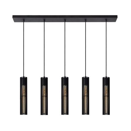 Lucide 73406/05/30 - Csillár zsinóron LIONEL 5xE27/60W/230V