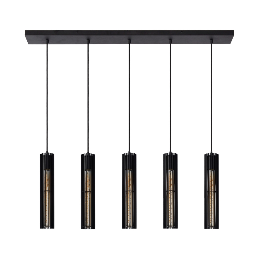 Lucide 73406/05/30 - Csillár zsinóron LIONEL 5xE27/60W/230V