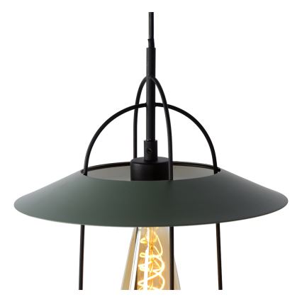 Lucide 74309/01/37 - Csillár zsinóron MASSON 1xE27/40W/230V türkiz