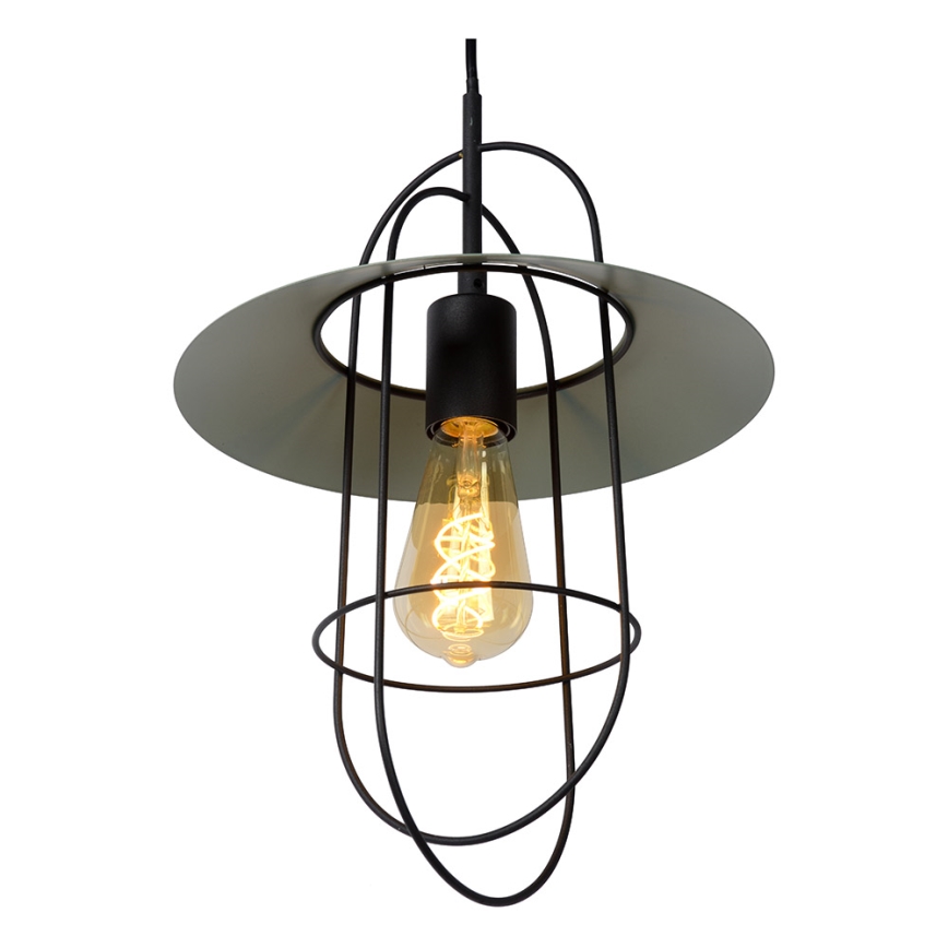 Lucide 74309/01/37 - Csillár zsinóron MASSON 1xE27/40W/230V türkiz