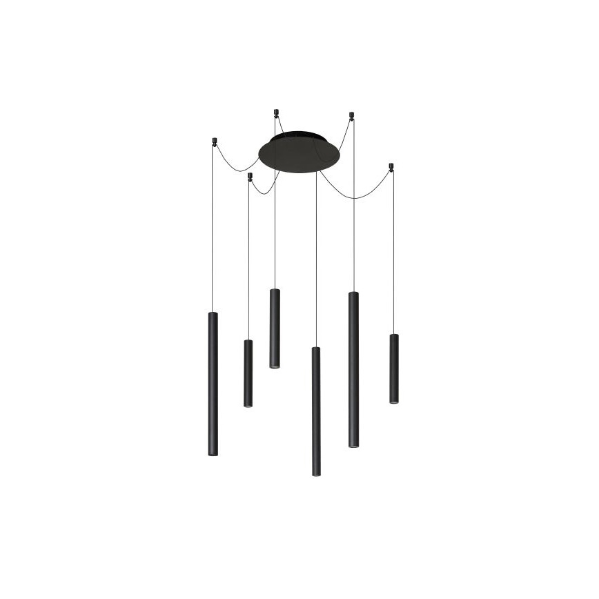 Lucide 74403/06/30 - LED Dimmelhető csillár zsinóron LORENZ 6xLED/4W/230V pók fekete