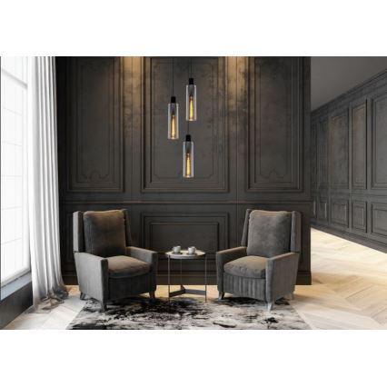 Lucide 74404/13/65 - Csillár zsinóron ORLANDO 3xE27/40W/230V