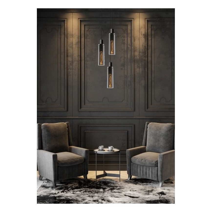 Lucide 74404/13/65 - Csillár zsinóron ORLANDO 3xE27/40W/230V