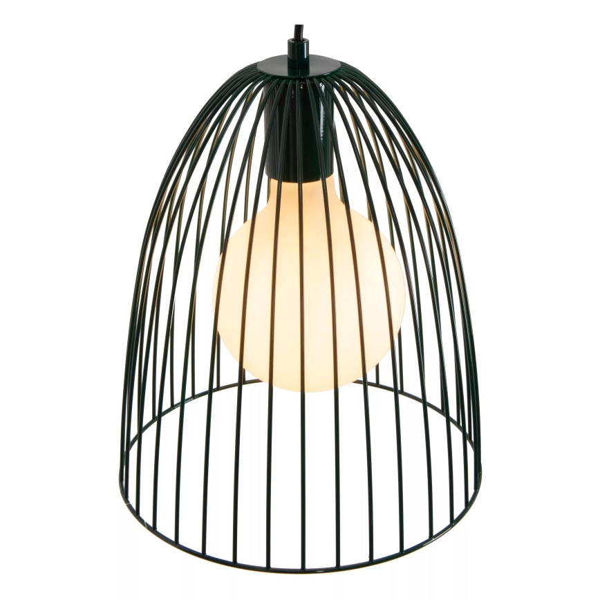 Lucide 74417/01/33 - Csillár zsinóron MACARONS 1xE27/40W/230V átm. 24,5 cm zöld