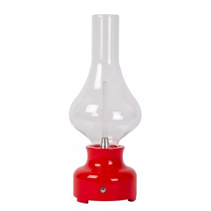 Lucide 74516/02/32 - LED Dimmelhető érintős asztali lámpa JASON LED/2W/230V USB 2000 mAh piros
