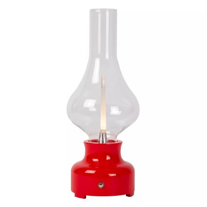 Lucide 74516/02/32 - LED Dimmelhető érintős asztali lámpa JASON LED/2W/230V USB 2000 mAh piros