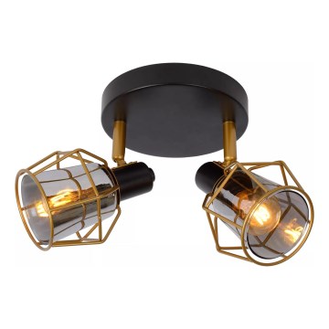 Lucide 77977/12/30 - Spotlámpa NILA 2xE14/25W/230V