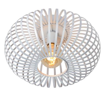 Lucide 78174/40/31 - Mennyezeti lámpa MANUELA 1xE27/60W/230V átm. 39,5 cm fehér