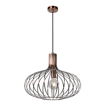 Lucide 78374/50/17 - Függeszték MANUELA 1xE27/60W/230V réz 50 cm
