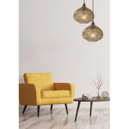 Lucide 78389/29/63 - Csillár zsinóron GERBEN 1xE27/40W/230V