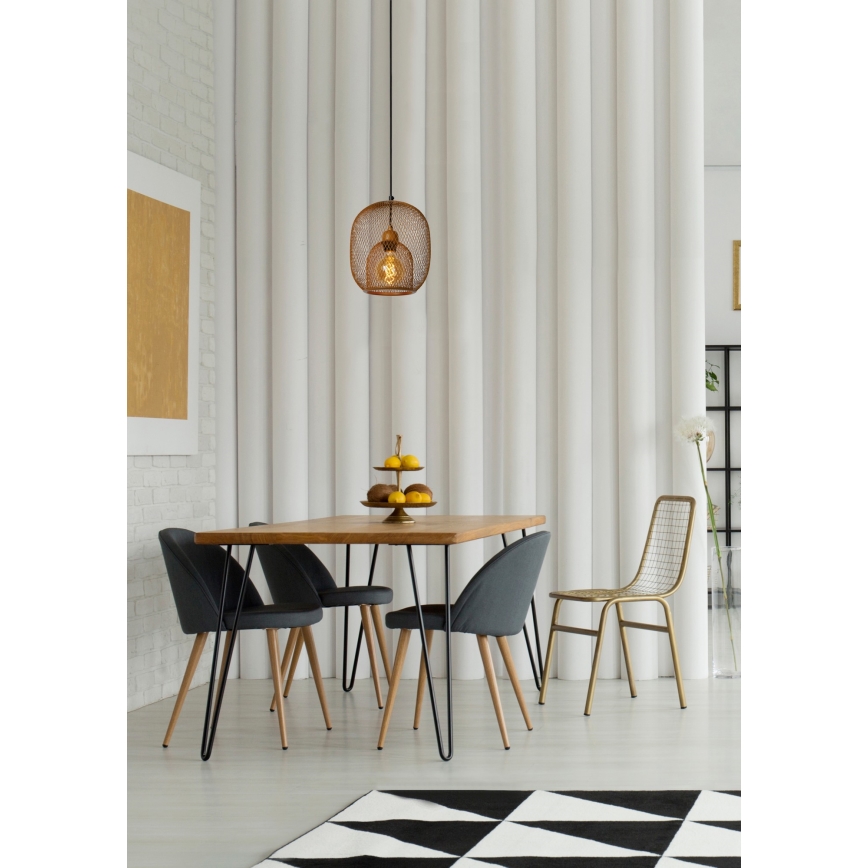 Lucide 78396/01/43 - Csillár zsinóron JERREL 1xE27/40W/230V barna