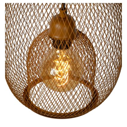 Lucide 78396/01/43 - Csillár zsinóron JERREL 1xE27/40W/230V barna