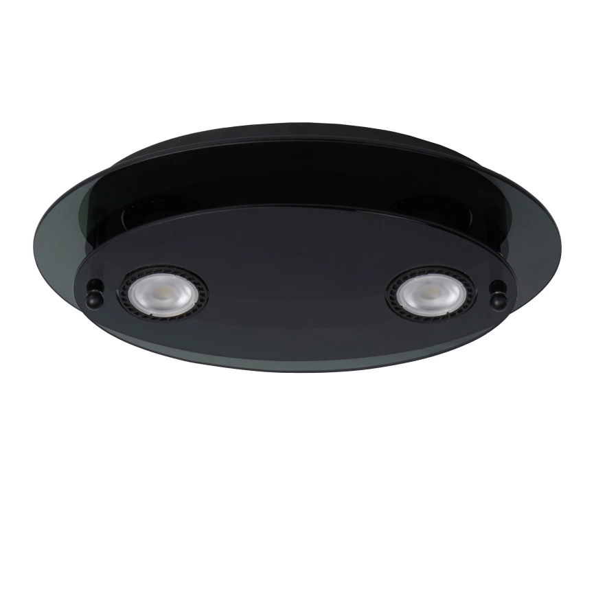 Lucide 79181/02/30 - Mennyezeti lámpa OKNO 2xGU10/5W/230V fekete