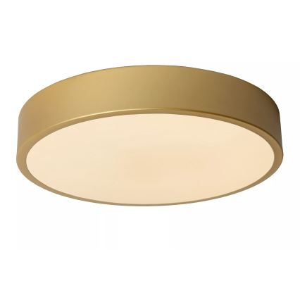Lucide 79185/30/02 - LED Dimmelhető mennyezeti lámpa UNAR LED/18W/230V átm. 30 cm arany