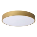 Lucide 79185/40/02 - LED Dimmelhető mennyezeti lámpa UNAR LED/24W/230V átm. 39,5 cm arany