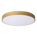 Lucide 79185/50/02 - LED Dimmelhető mennyezeti lámpa UNAR LED/36W/230V átm. 49,5 cm arany