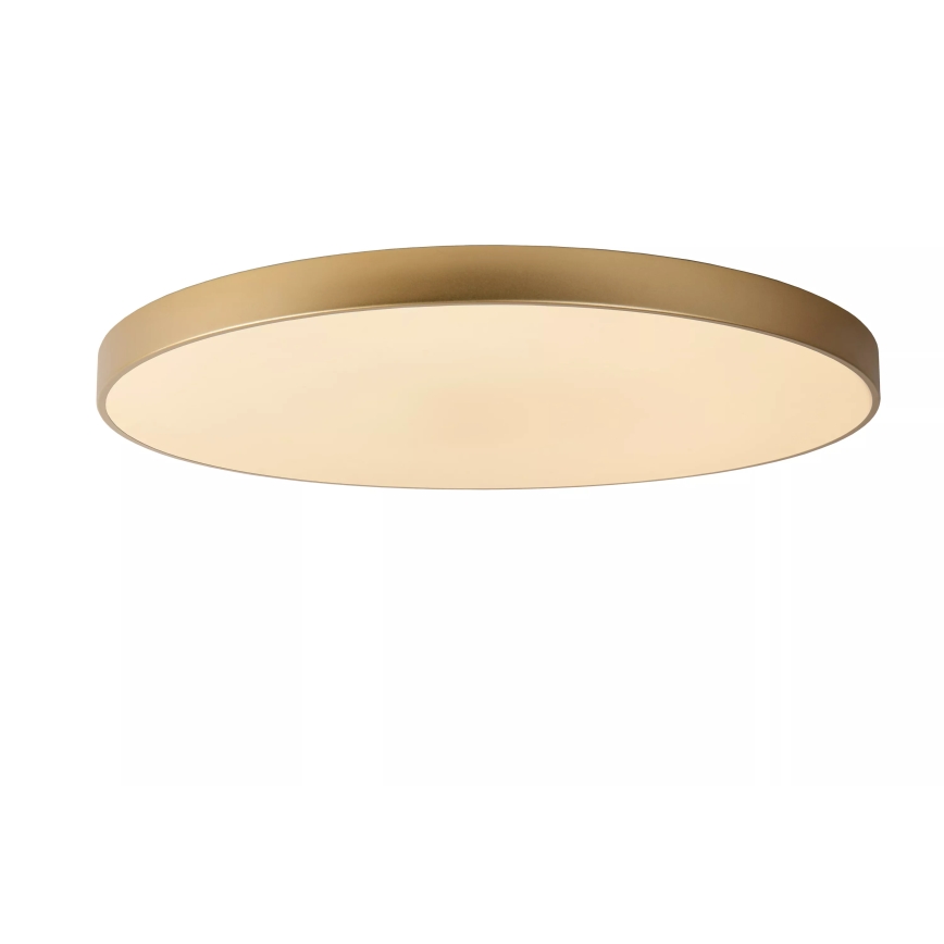 Lucide 79185/80/02 - LED Dimmelhető mennyezeti lámpa UNAR LED/80W/230V átm. 80 cm arany