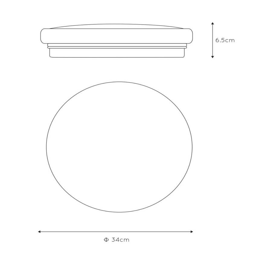 Lucide 79199/26/61 - OTIS mennyezeti LED lámpa LED/26W/230V