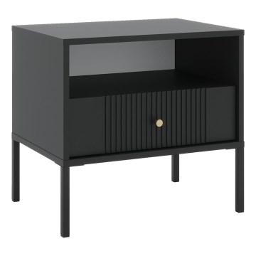 LUE fekete éjjeliszekrény