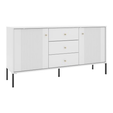 LUE komód fehér/fekete