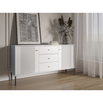 LUE komód fehér/fekete