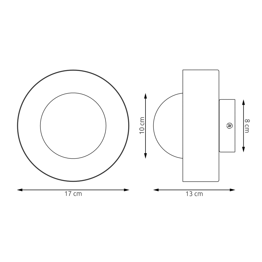 LULU fali lámpa 1xG9/8W/230V narancssárga