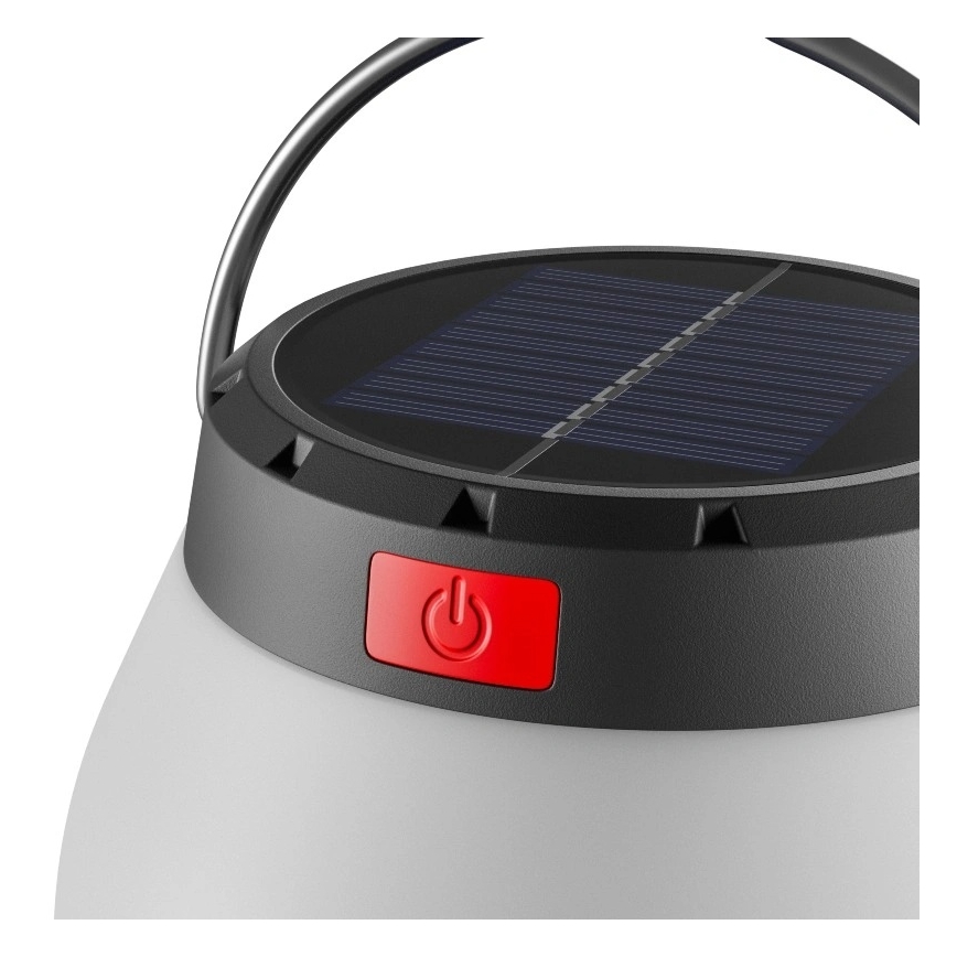 LUMINA ORB hordozható, fényerőszabályozható napelemes tölthető LED-lámpa, 5V, 800 mAh