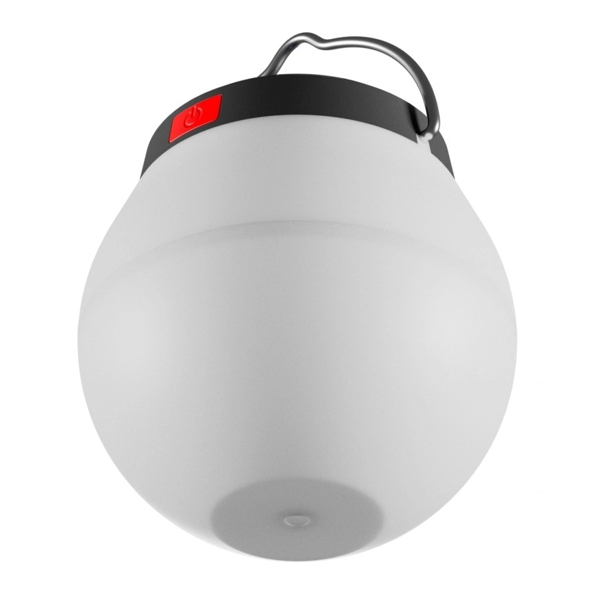 LUMINA ORB hordozható, fényerőszabályozható napelemes tölthető LED-lámpa, 5V, 800 mAh