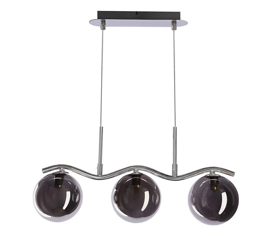 LUMOS kábeles csillár 3xG9/20W/230V füstös fekete 33