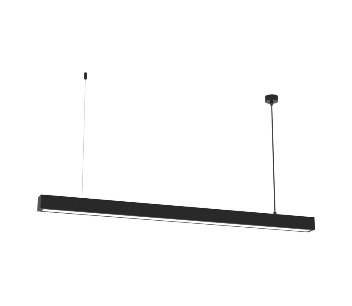 LUNGO T8 lógcsillár 1xG13/18W/230V fekete MLP8912