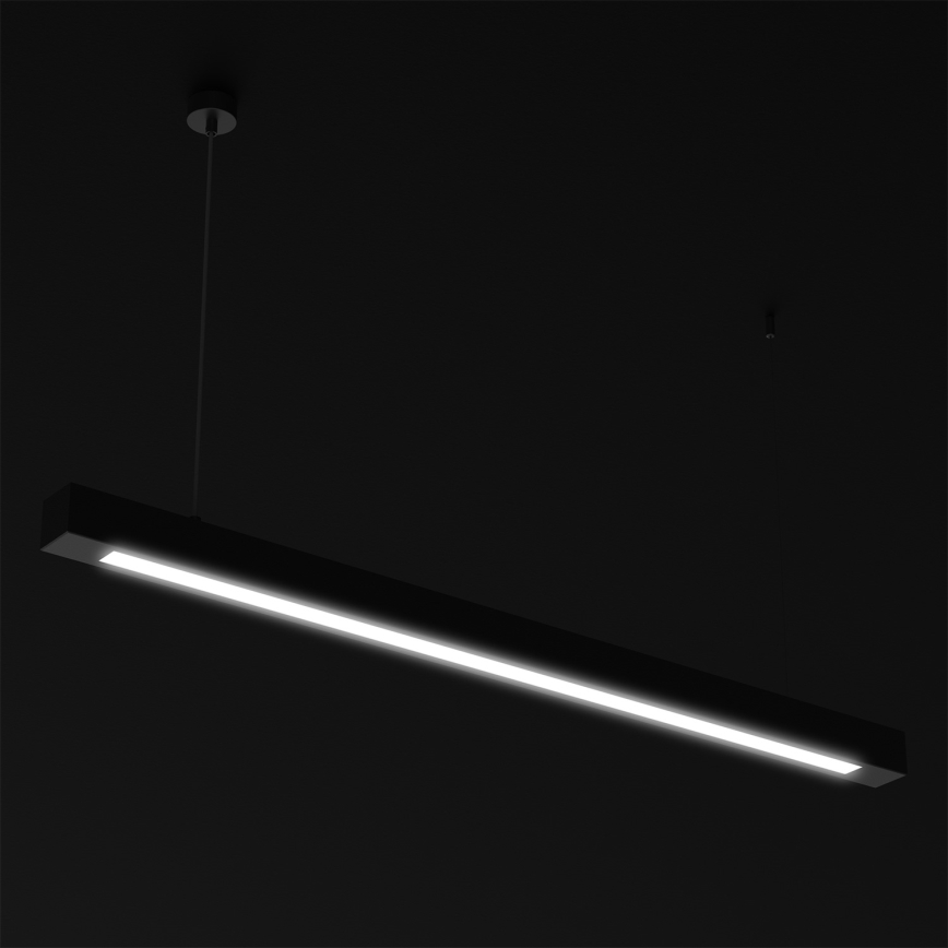 Láncos lámpa LUNGO T8 1xG13/18W/230V fekete