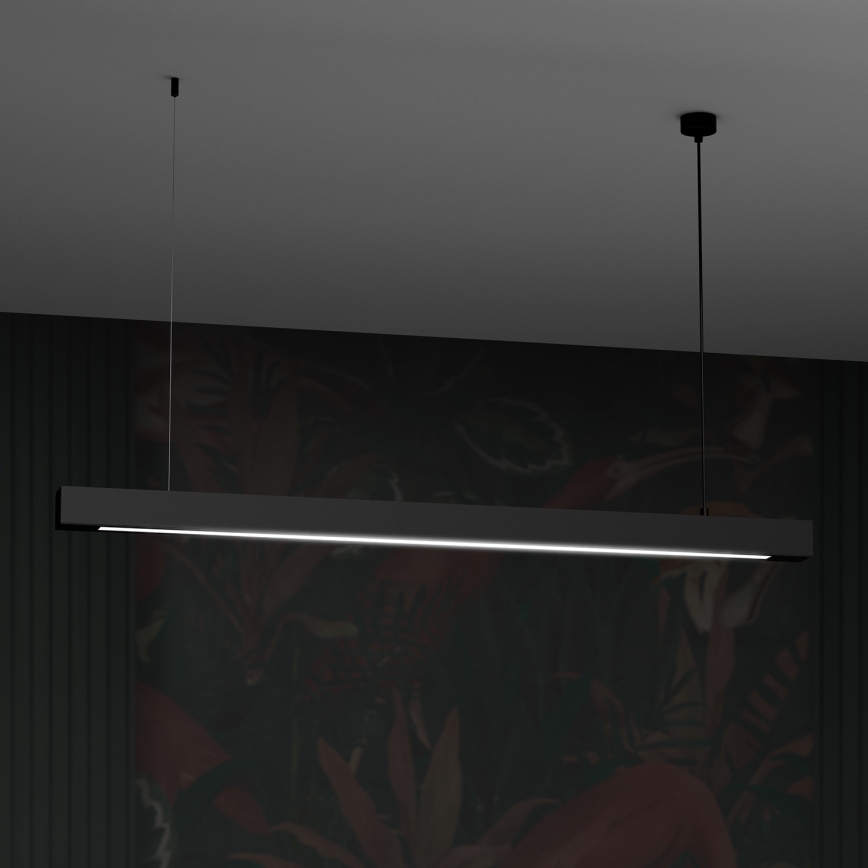 Láncos lámpa LUNGO T8 1xG13/18W/230V fekete