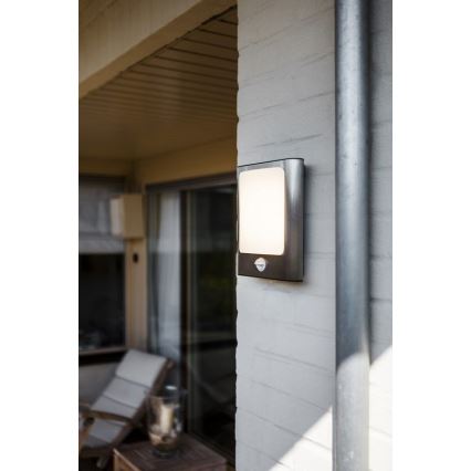 LED Kültéri lámpa érzékelővel FACE LED/13W/230V IP44