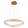 LUXERA 46151 - MIST LED kábelre függesztett csillár LED/43W/230V 4000K arany