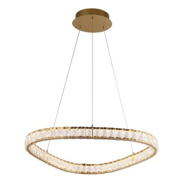 LUXERA 46151 - MIST LED kábelre függesztett csillár LED/43W/230V 4000K arany